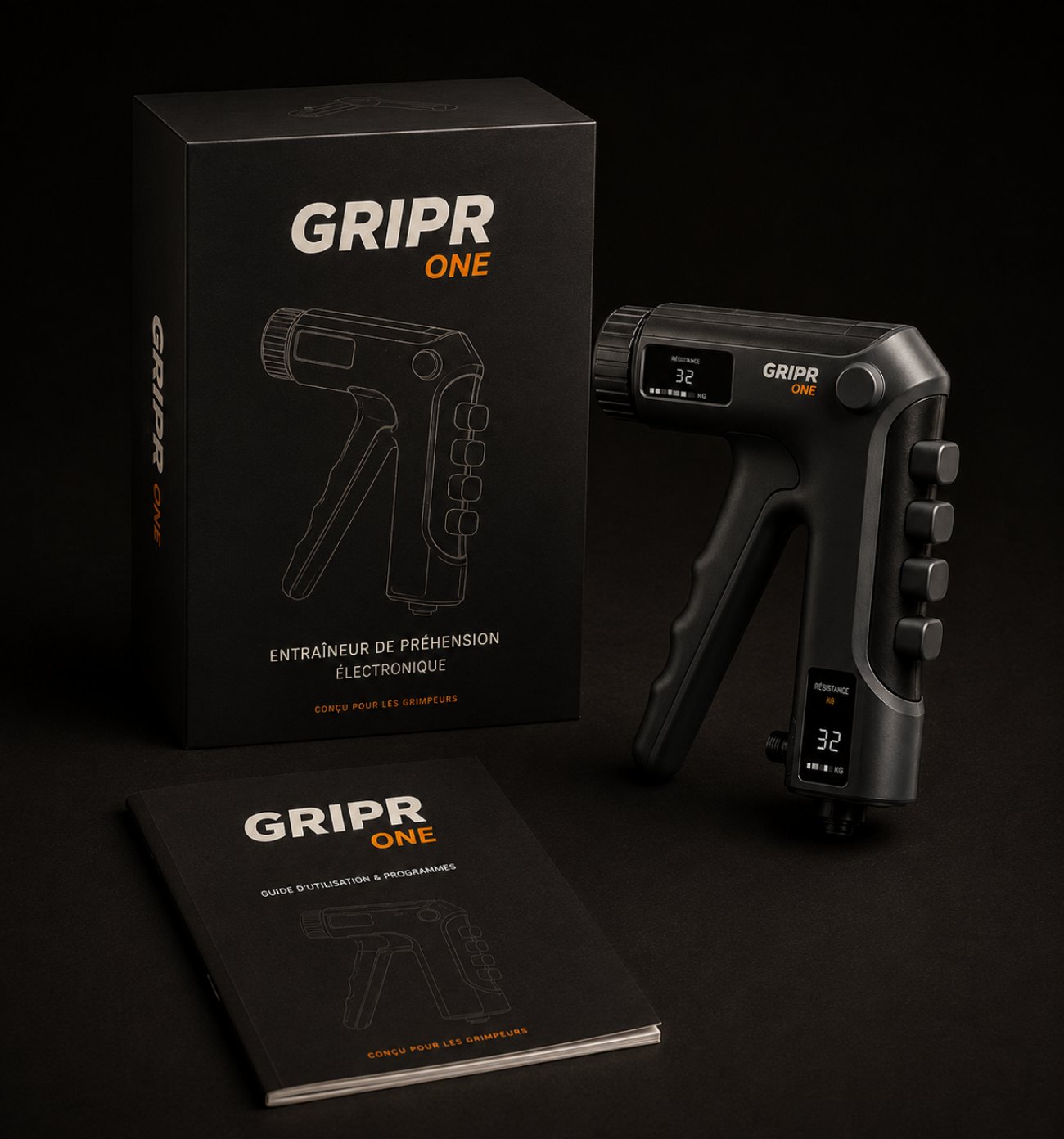 Pack Gripr One : produit, boîte et guide d'utilisation